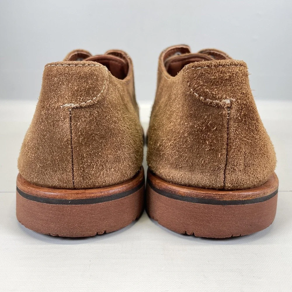 Orvis Oxford Shoes Mens Size 12 M Brown Suede Casual Dress Lace Up Comfort
